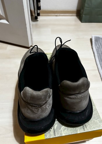 Gri Süet Bağcıklı Erkek Günlük Ayakkabı - Görsel 6