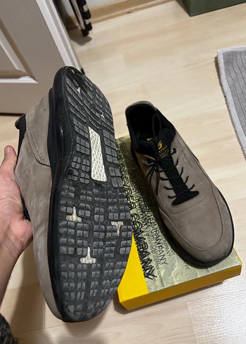 Gri Süet Bağcıklı Erkek Günlük Ayakkabı - Görsel 7