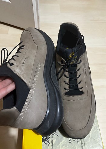 Gri Süet Bağcıklı Erkek Günlük Ayakkabı - Görsel 3