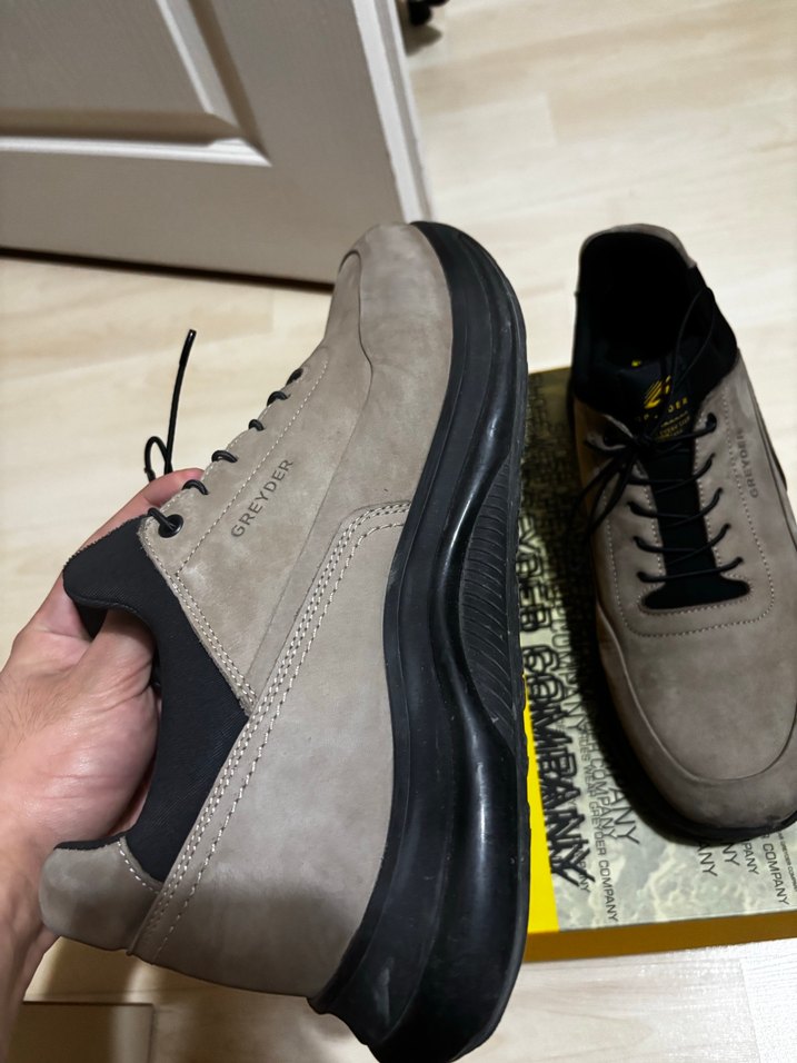 Gri Süet Bağcıklı Erkek Günlük Ayakkabı - Görsel 5