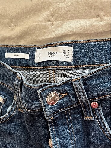 34 Beden Mango Slim Fit Jean