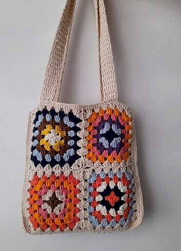Beden Motifli çanta, örgü çanta, motif çanta