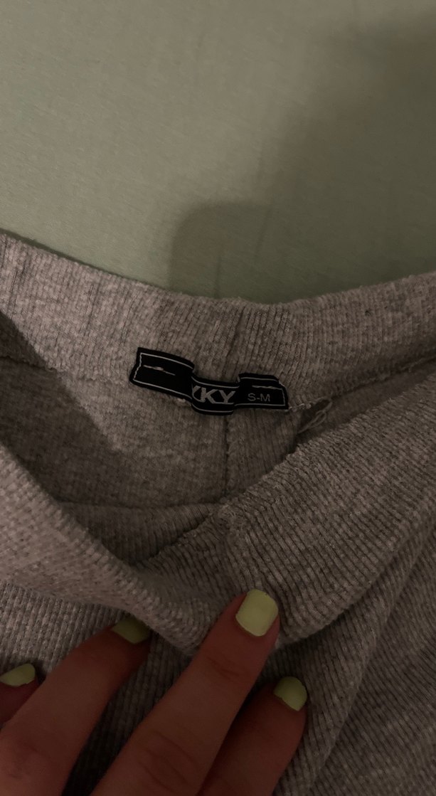 Gri Kısa Tayt - Görsel 2