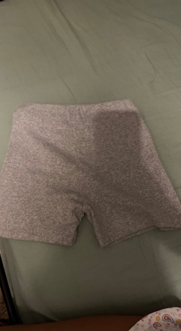 Gri Kısa Tayt - Görsel 3