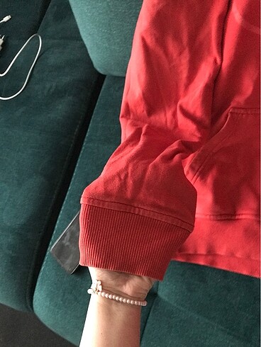 l Beden kırmızı Renk Sweatshirt