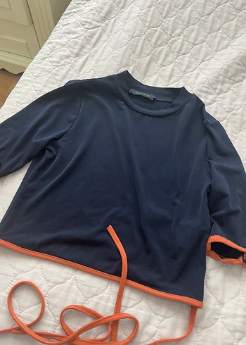 Trendyol beli bağlamalı crop