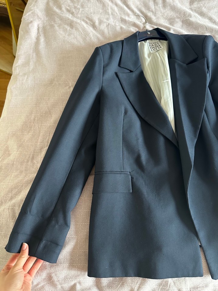Lacivert spor blazer — görsel 3/7