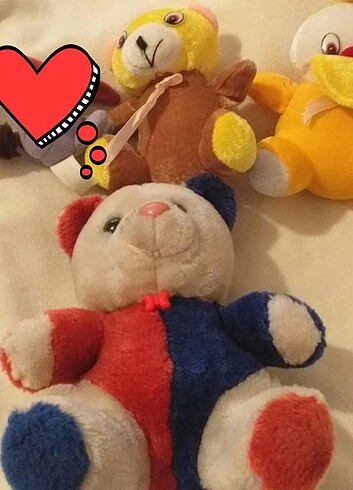 Sevimli peluş hayvancıklar