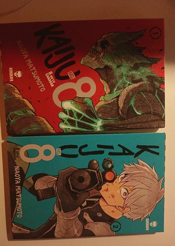 Kaiju No. 8 Manga Cilt 1 ve 2 set sıfır