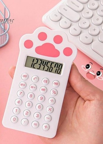 Kedili Pembe Hesap Makinesi Studi Pati - Görsel 9