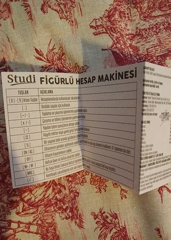 Kedili Pembe Hesap Makinesi Studi Pati - Görsel 3