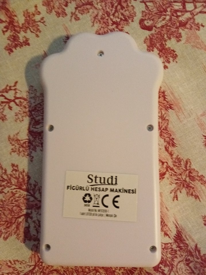 Kedili Pembe Hesap Makinesi Studi Pati - Görsel 4