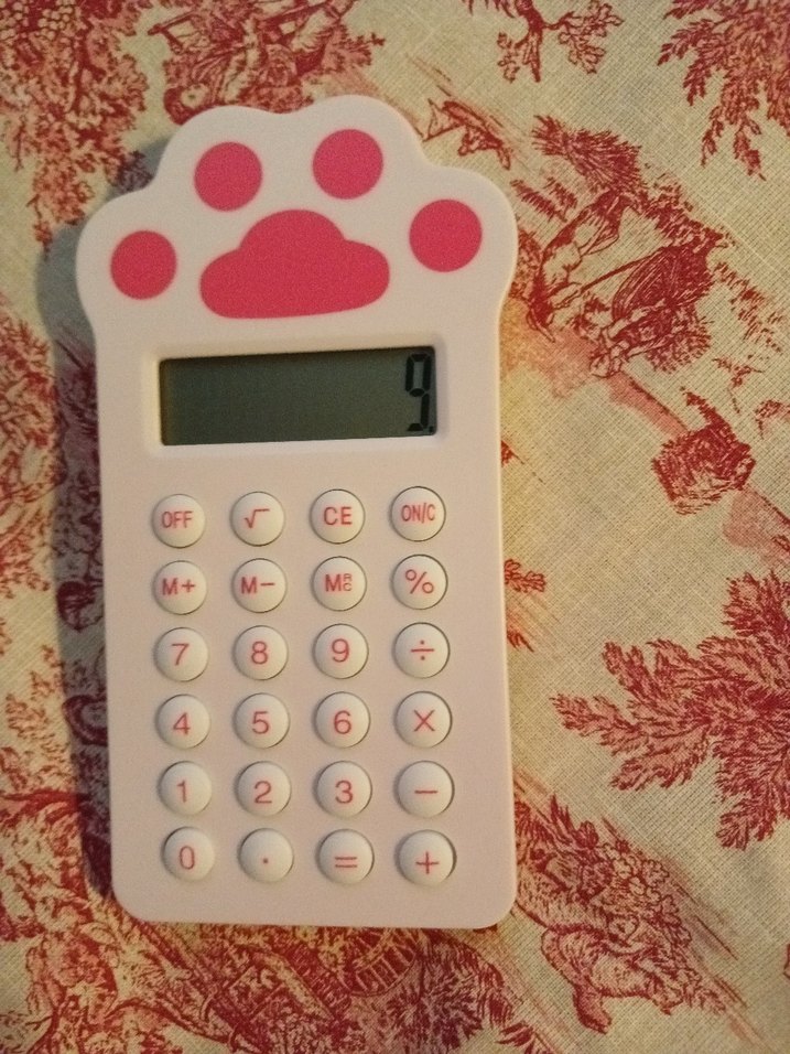 Kedili Pembe Hesap Makinesi Studi Pati - Görsel 5