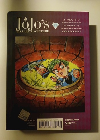  JoJo part 4 cilt 2 Diamond Is Unbreakable 2. cilt ingilizce