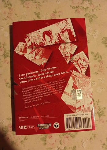Beden Kaguya-sama Love Is War vol 1 ingilizce 1. cilt kaguya manga