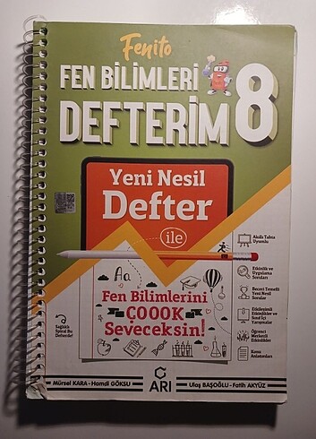 fenito arı lgs defter fen bilimleri defterim yeni nesil