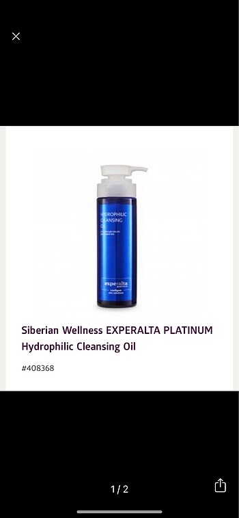 Siberian Wellness makyaj temizleme yağı