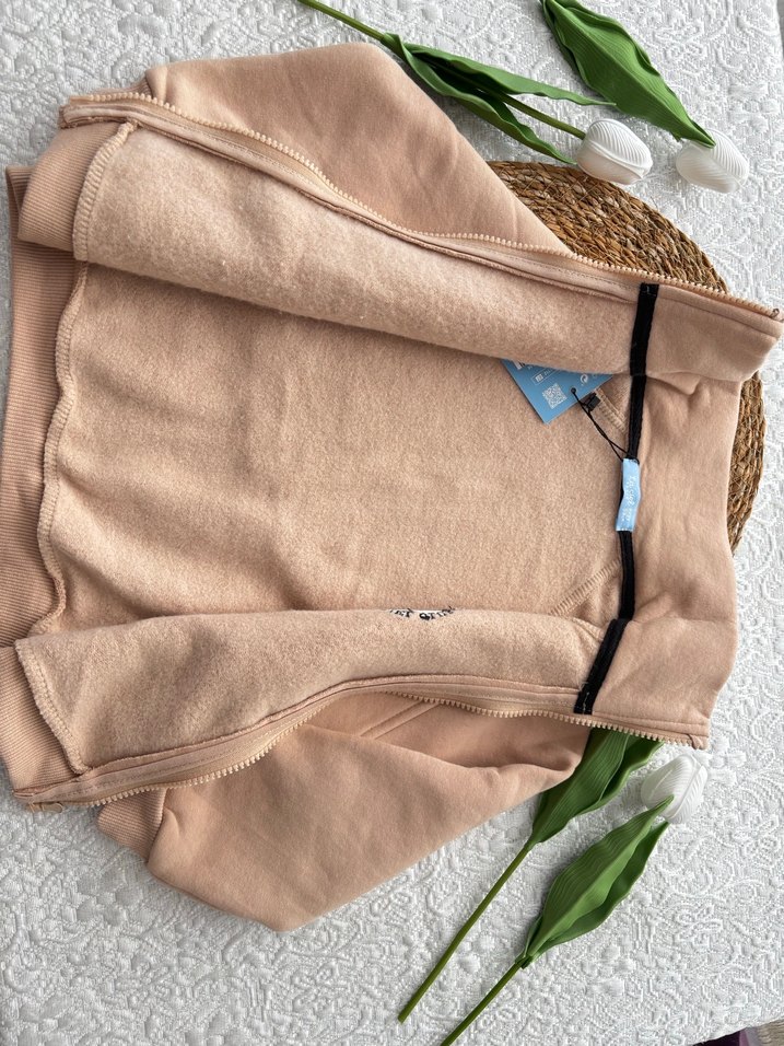 Nakışlı Bej  Eşofman - Görsel 3