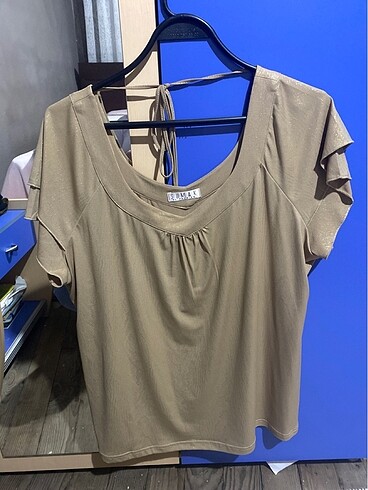 Gold detaylı bluz