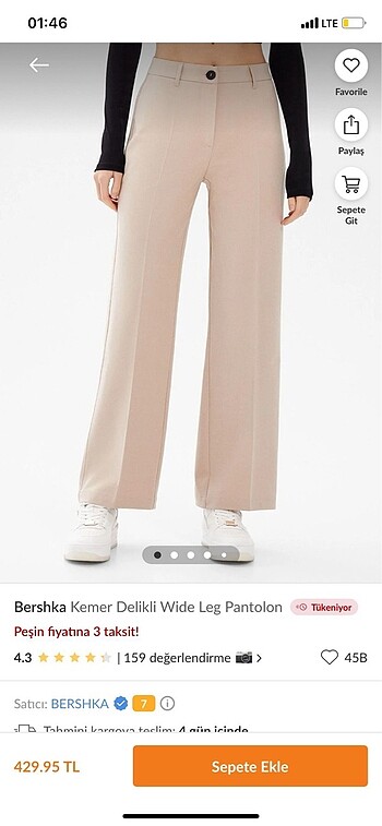 Bershka pantolon