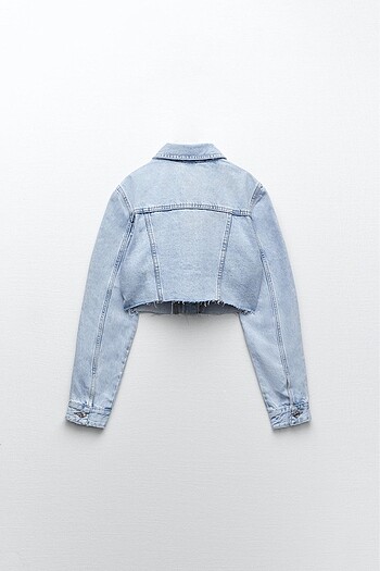 Zara Zara crop denim ceket