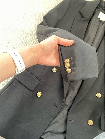 34 Beden siyah Renk H&M blazer ceket
