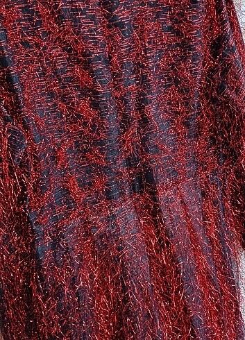 38 Beden kırmızı Renk Abiye elbise 