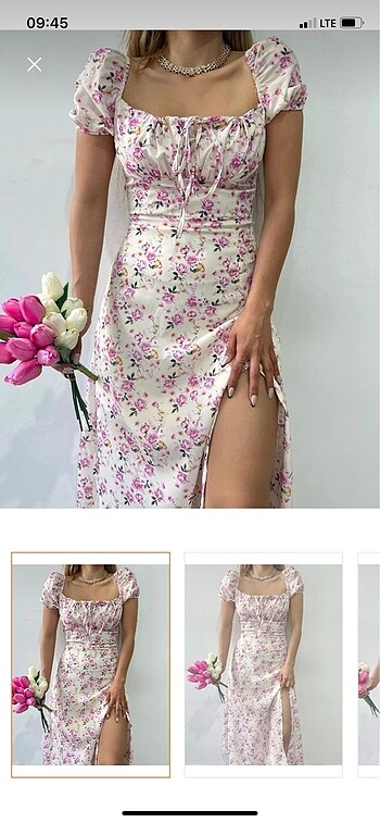 Zara Çiçekli elbise