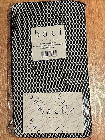 Diğer Baci Lingeri den File Vücut Çorabı (Catsuit)