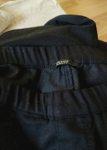 l Beden siyah Renk Siyah Kadın Denim Kumaş Pantolon
