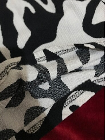 xl Beden Kadın zebra desenli şort