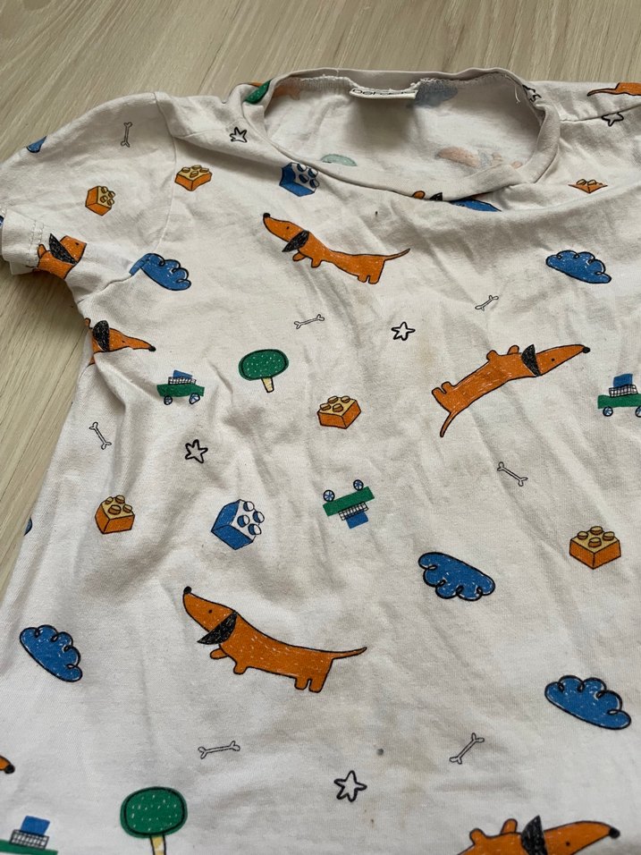 Turuncu Çocuk Atlet ve Baskılı Tişört - Görsel 4