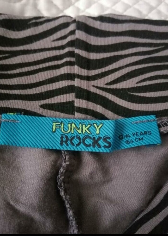 Funky Rocks dalga desenli tayt  - Görsel 2