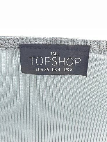 36 Beden gri Renk Topshop Kısa Elbise %70 İndirimli.