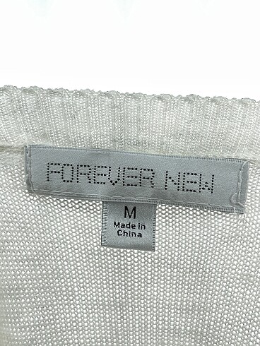 m Beden beyaz Renk Forever New Hırka %70 İndirimli.