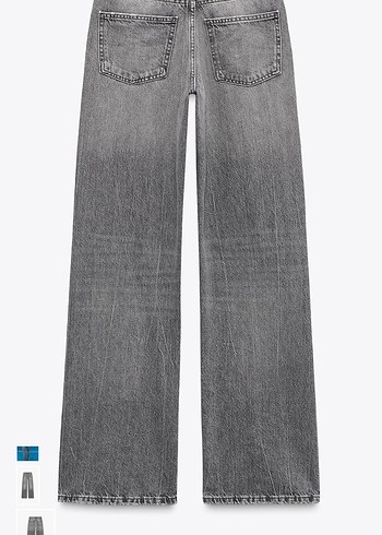 Zara ZARA TRF FULL LENGTH ORTA BEL WIDE-LEG JEAN