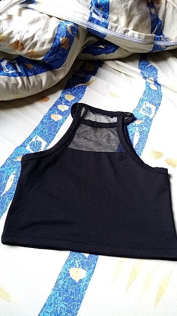 s Beden siyah Renk Crop