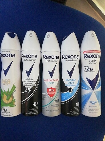 Rexona deodorant 3 lü 72 saat 