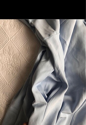 bebe mavi midi elbise - Görsel 4