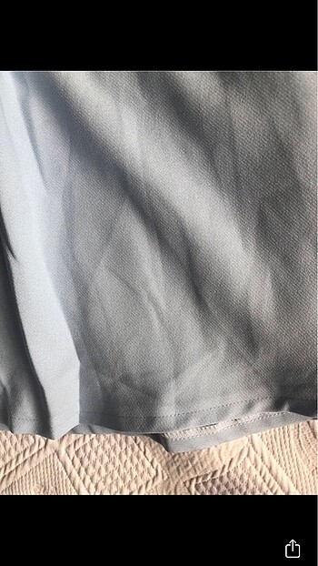 bebe mavi midi elbise - Görsel 5