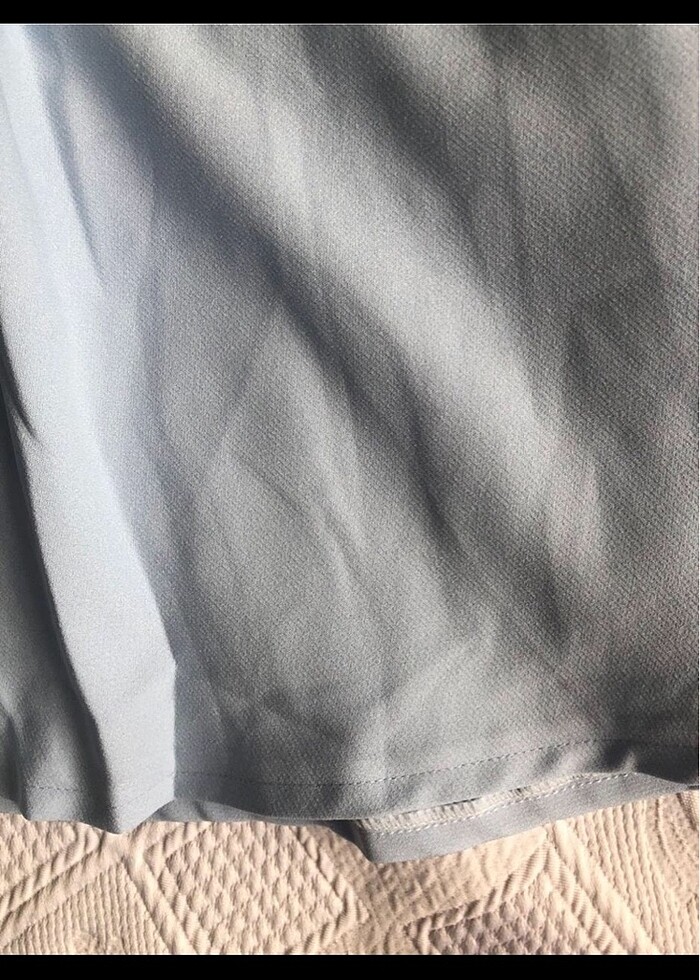 bebe mavi midi elbise - Görsel 5