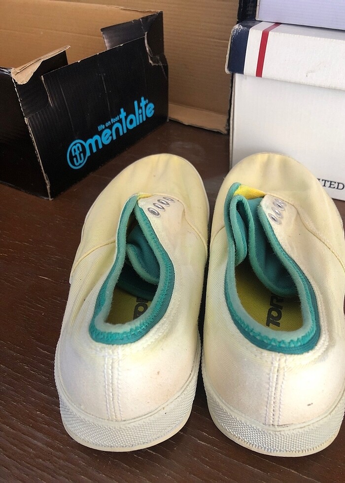 sarı yeşil espadril - Görsel 3