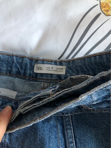 9 Yaş Beden Zara sort etek