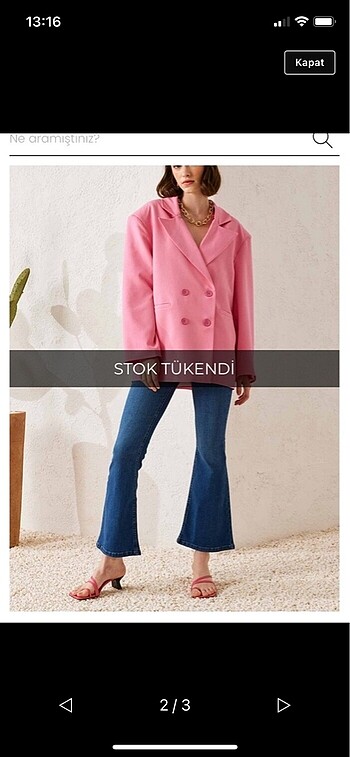 Suud Collection Hoopstore marka kadın ceket blazer