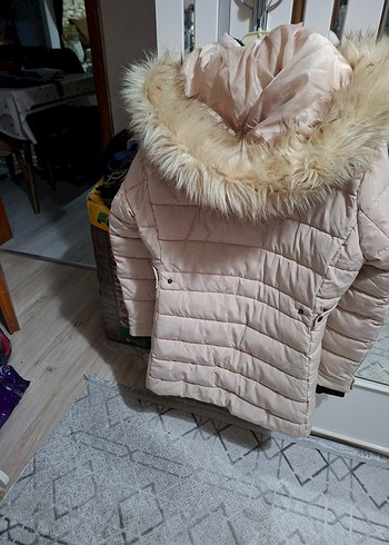 bej fermuarlı yarım kapşonlu jaban - Görsel 2