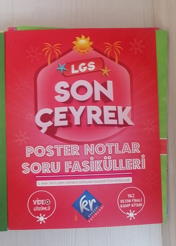  LGS Poster Notlar ve Soru Fasikülleri Seti