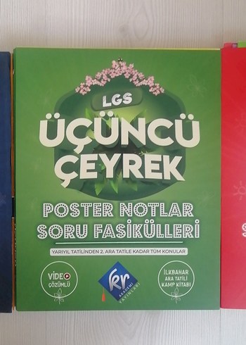  Beden LGS Poster Notlar ve Soru Fasikülleri Seti