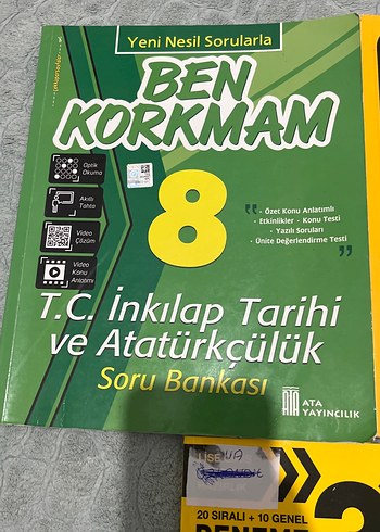 8. Sınıf T.C. İnkılap Tarihi Soru ve Deneme Kitapları - Görsel 4