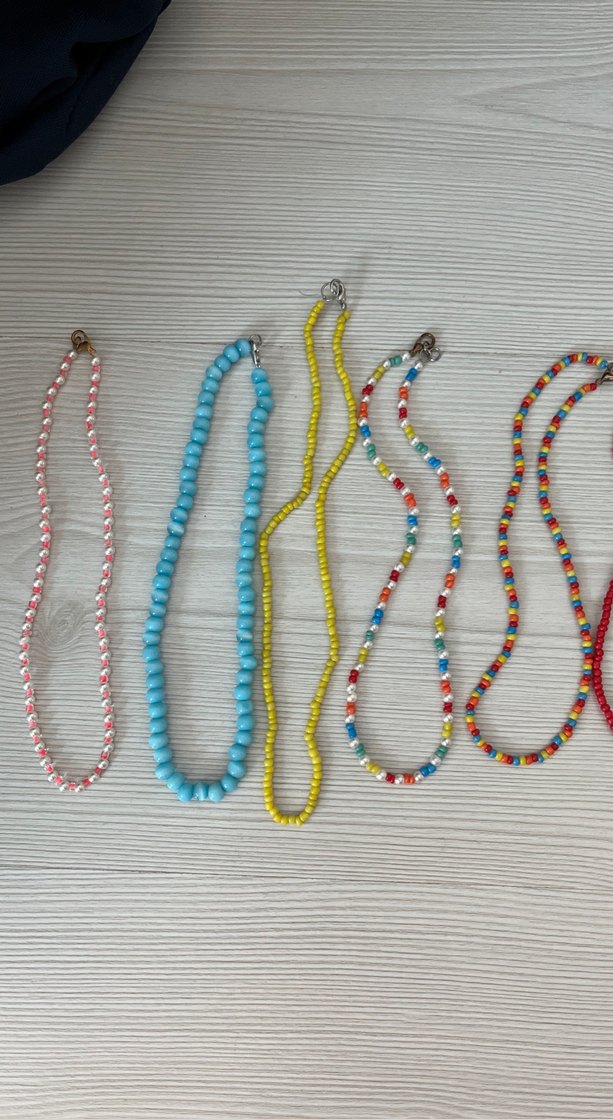 Renkli Boncuklu takılar - Görsel 2