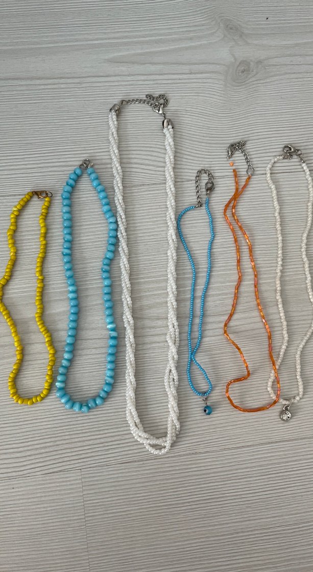 Renkli Boncuklu takılar - Görsel 4